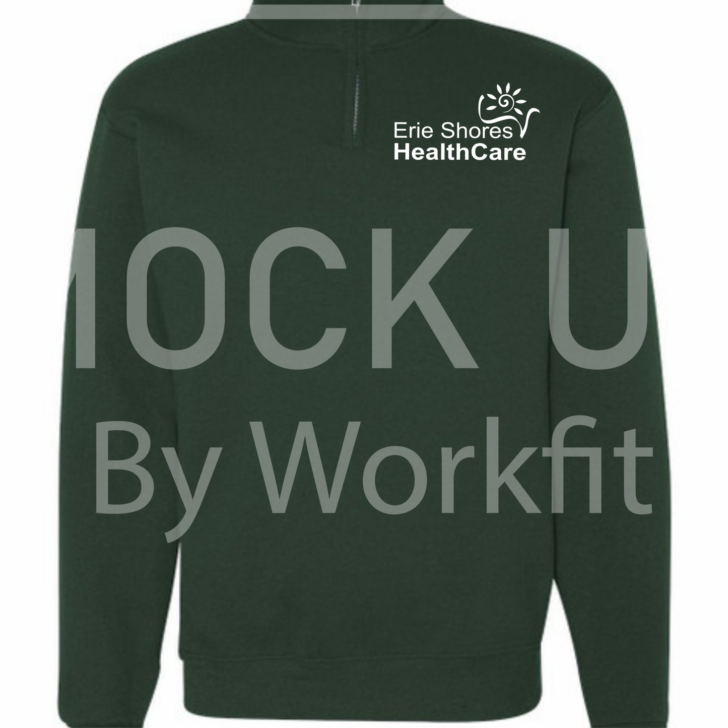 1/4 Zip Crewneck Sweaters- Erie Shores