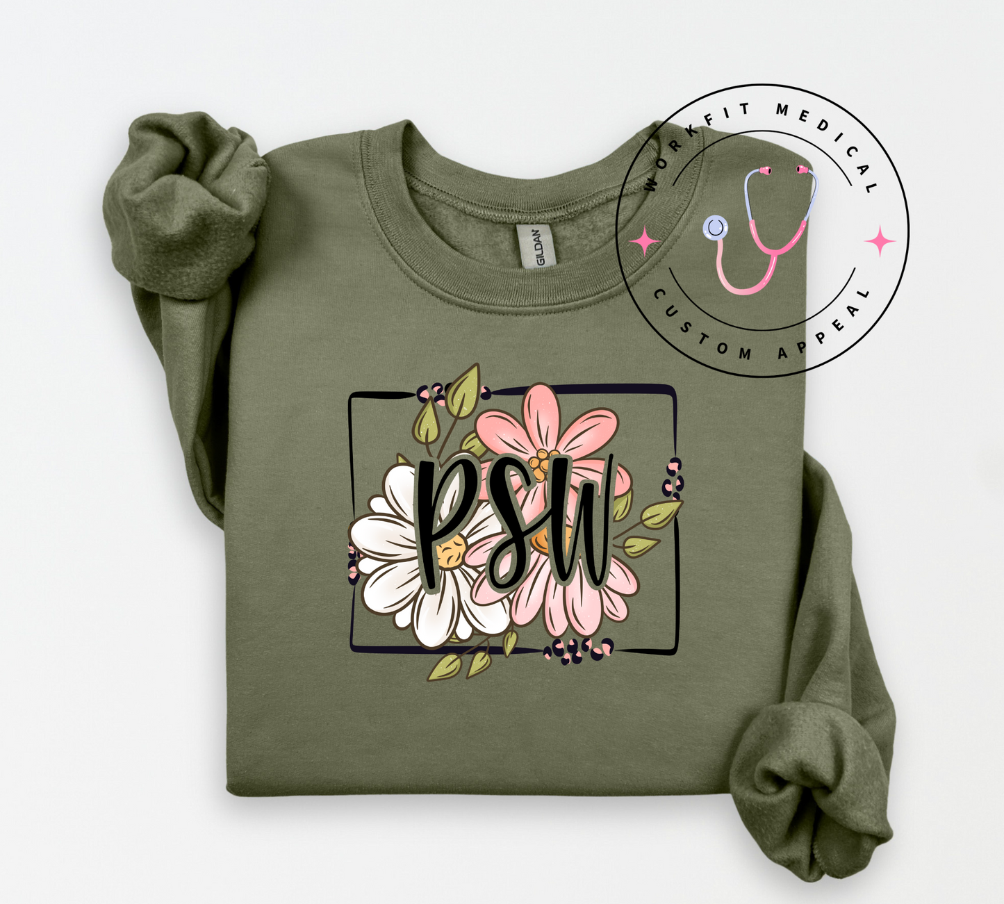 Classic Flower PSW Crewneck