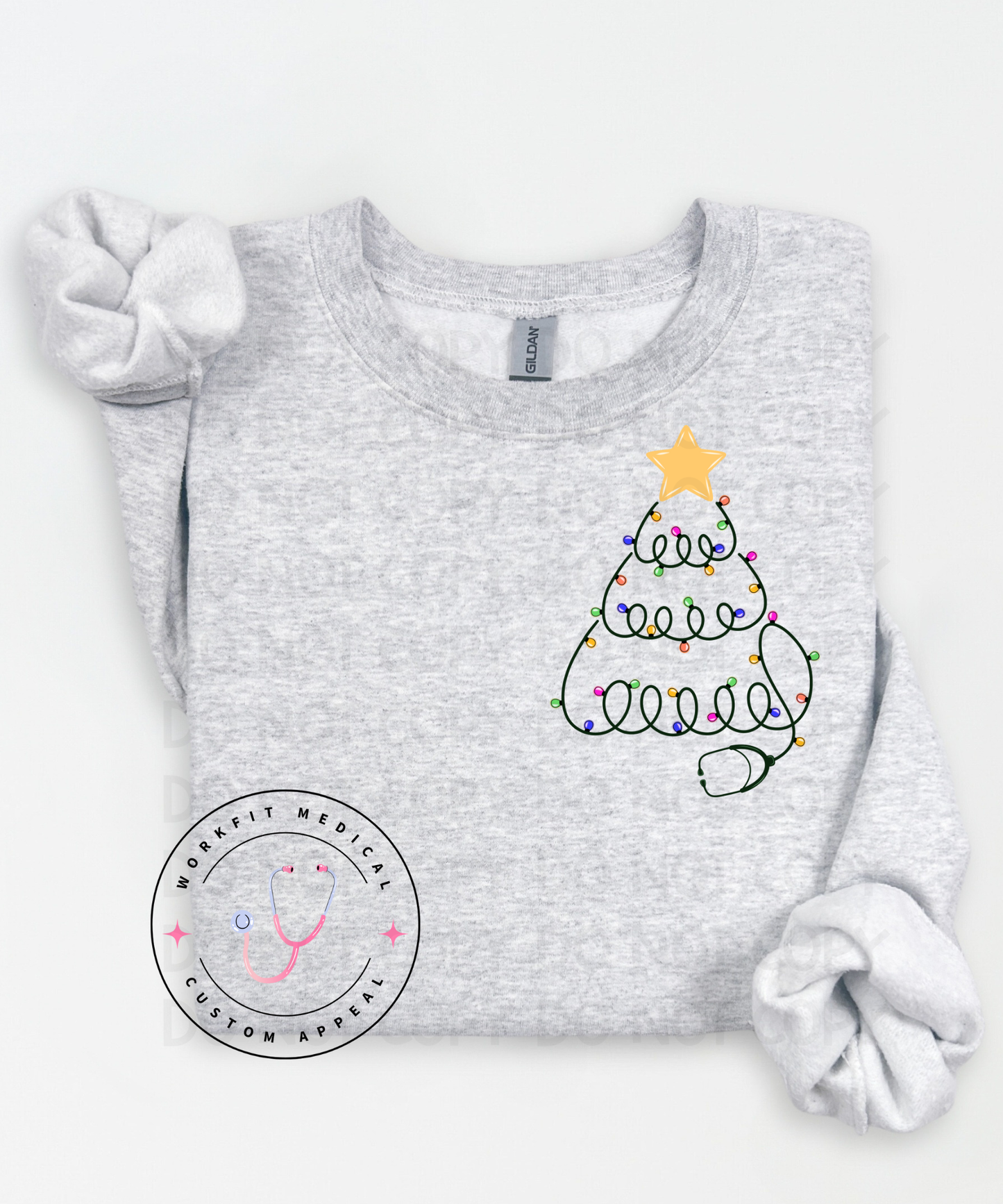 Oversized Tree Pocket Crewneck