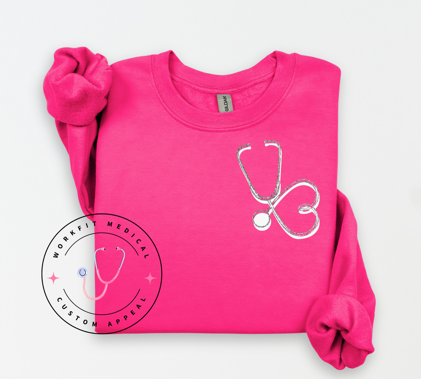 Glitter Stethoscope Crew