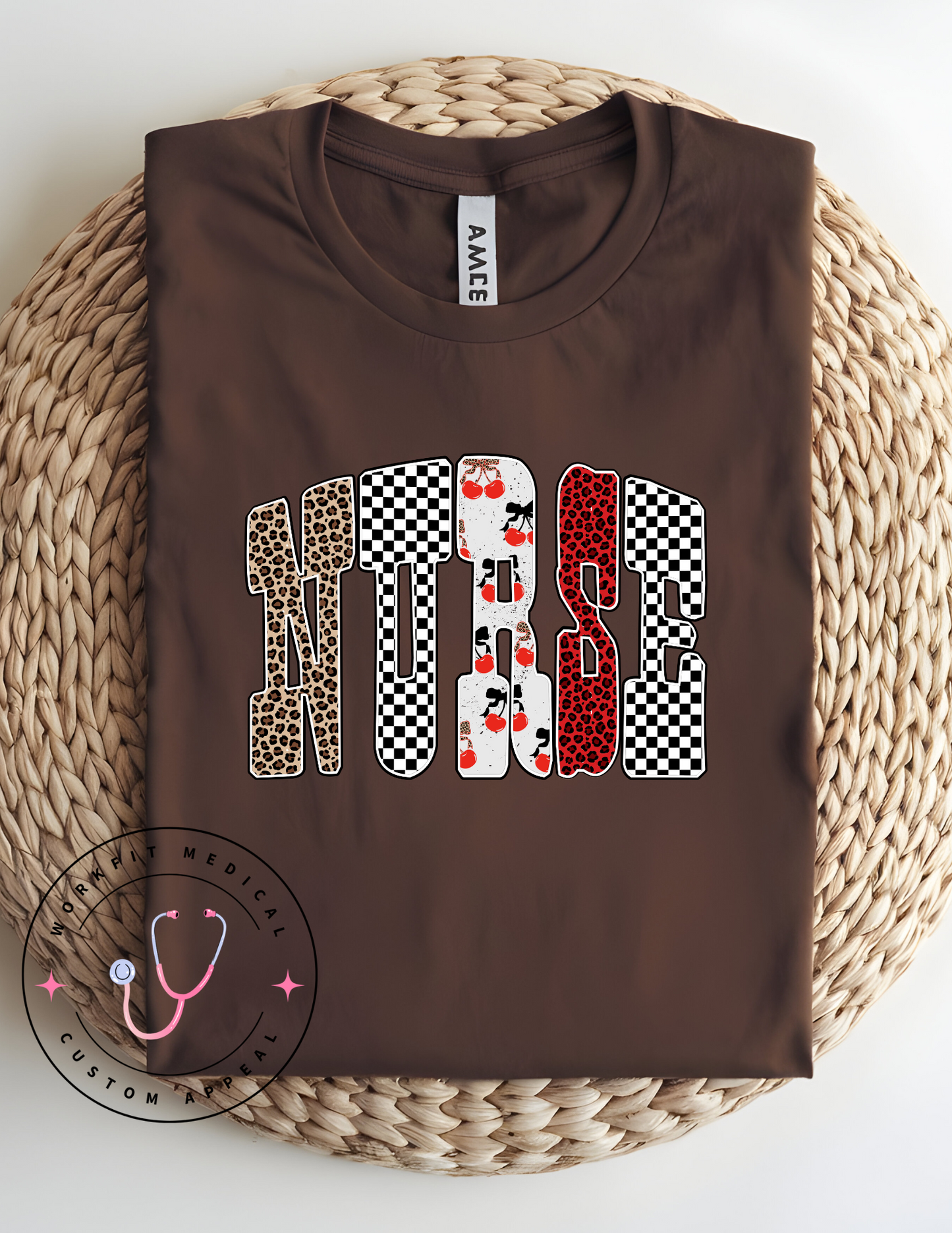 Nurse Doodle Cherry Tee