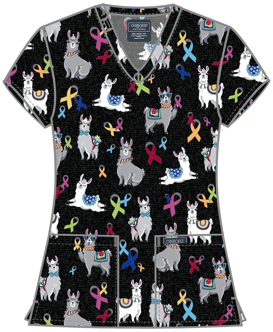 Women's Print V-Neck Top