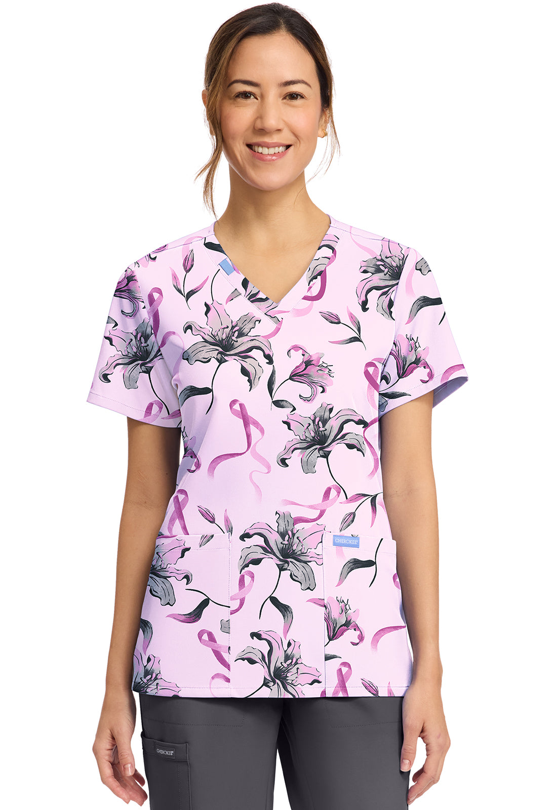 Cherokee V Neck Prints