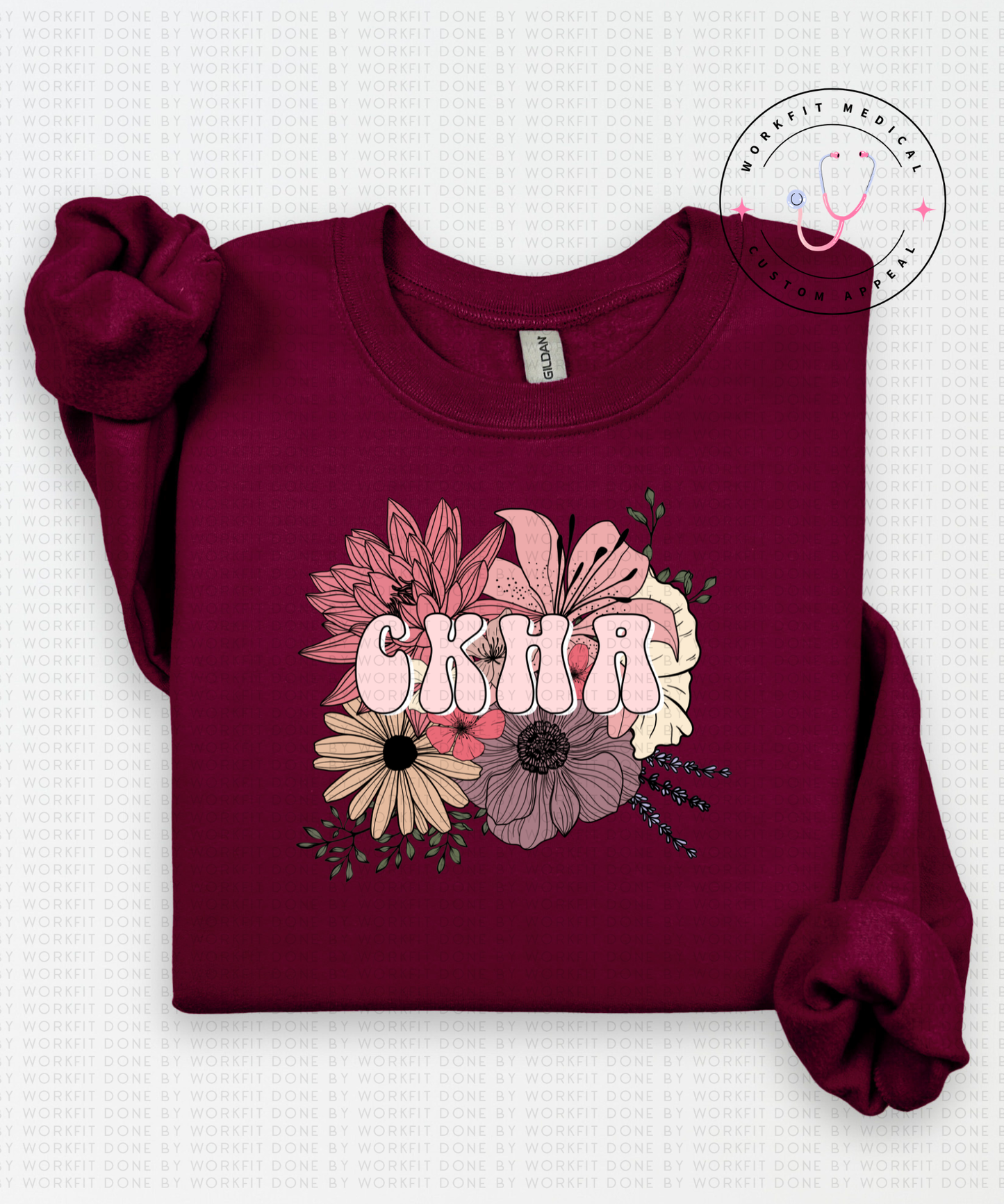 CKHA Floral Crewneck