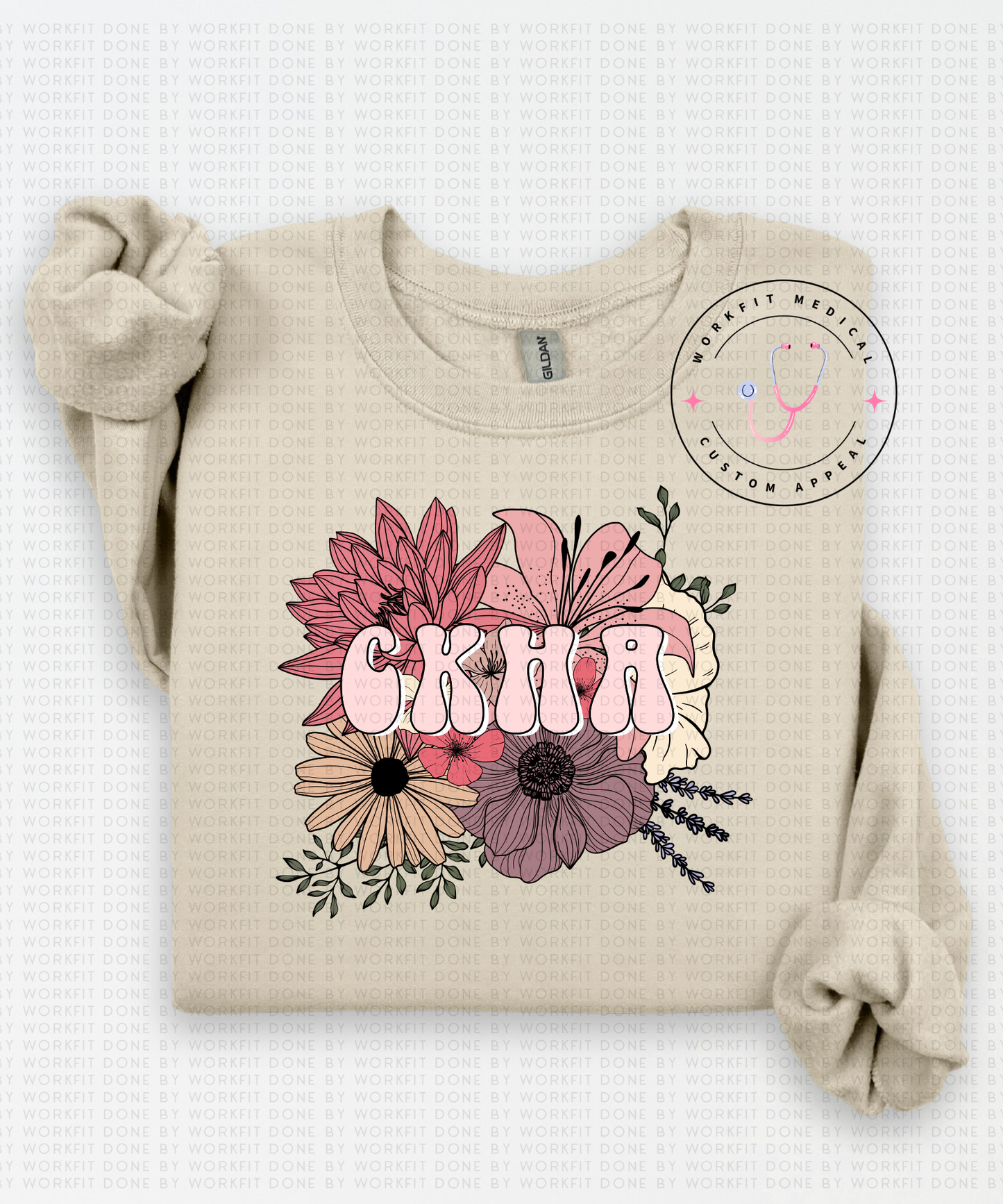 CKHA Floral Crewneck