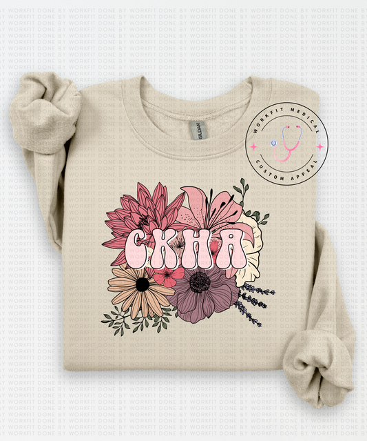 CKHA Floral Crewneck