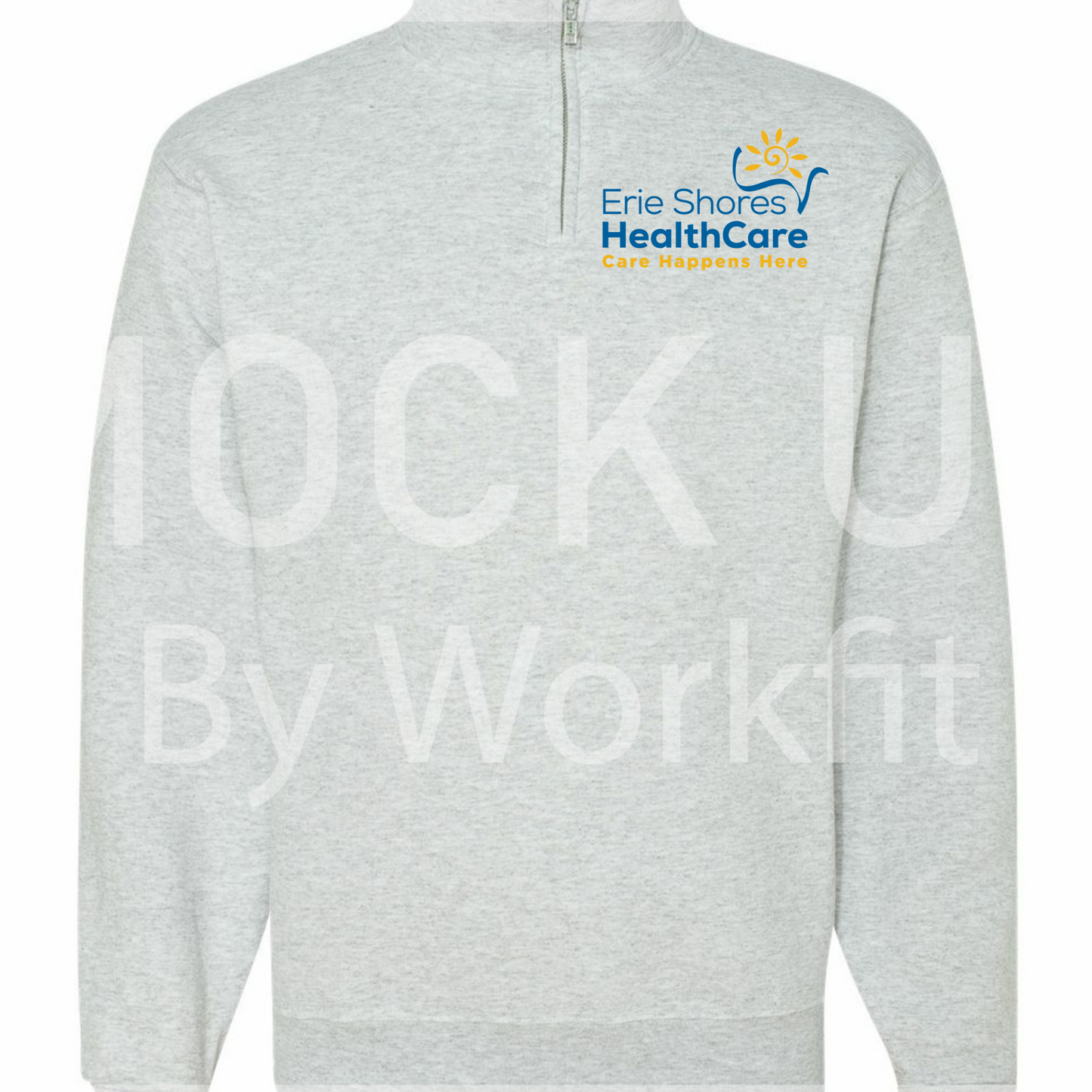 1/4 Zip Crewneck Sweaters- Erie Shores