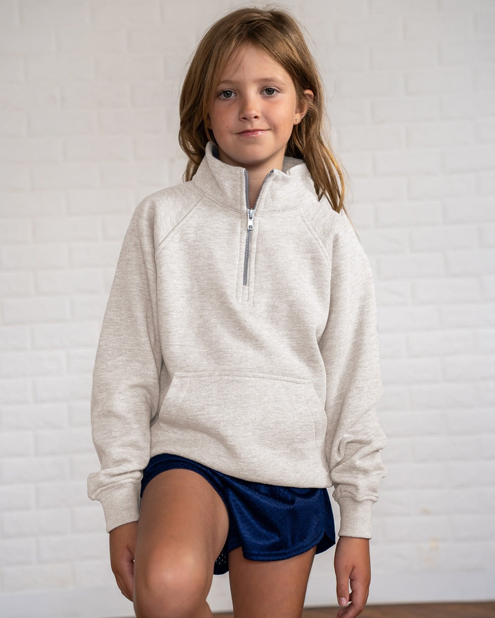 Youth Boxy Half Zip Fleece
