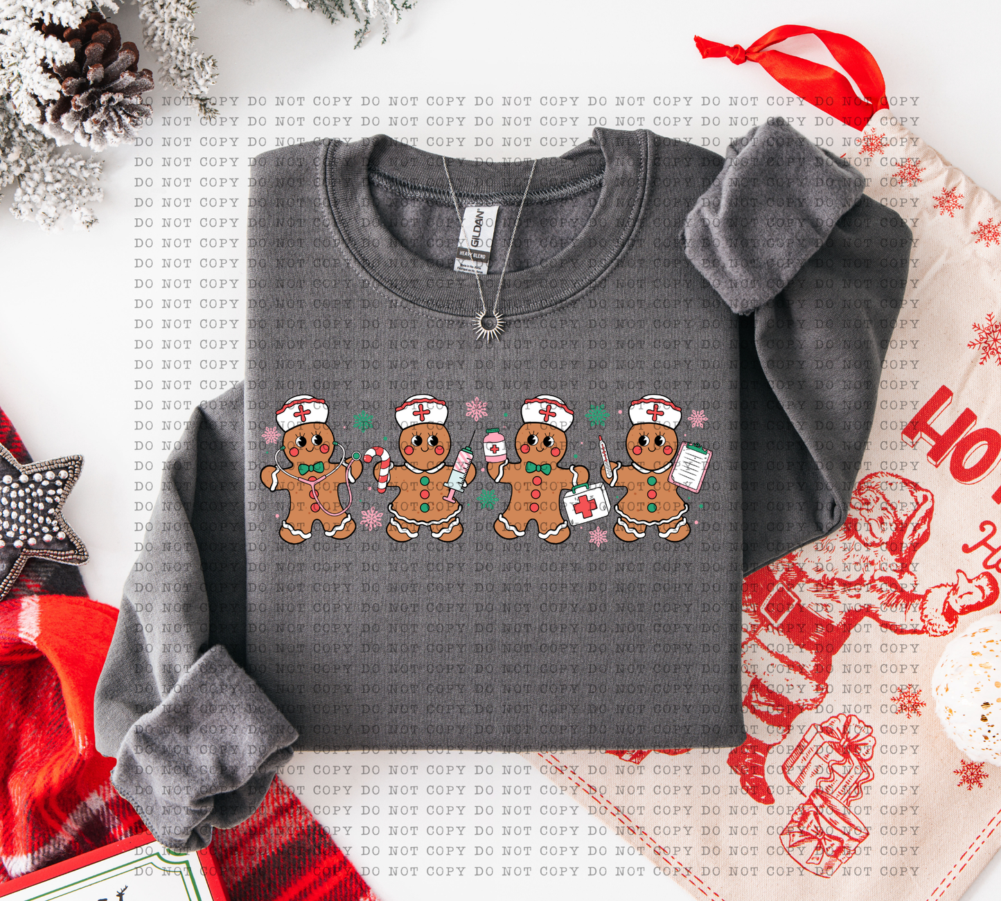 Gingerbread Nurse Sweater