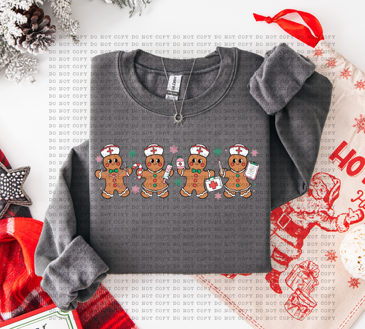 Gingerbread Nurse Sweater