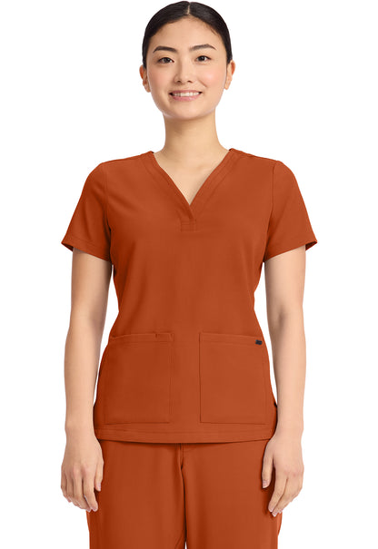 Women's 3-Pocket Y-Neck