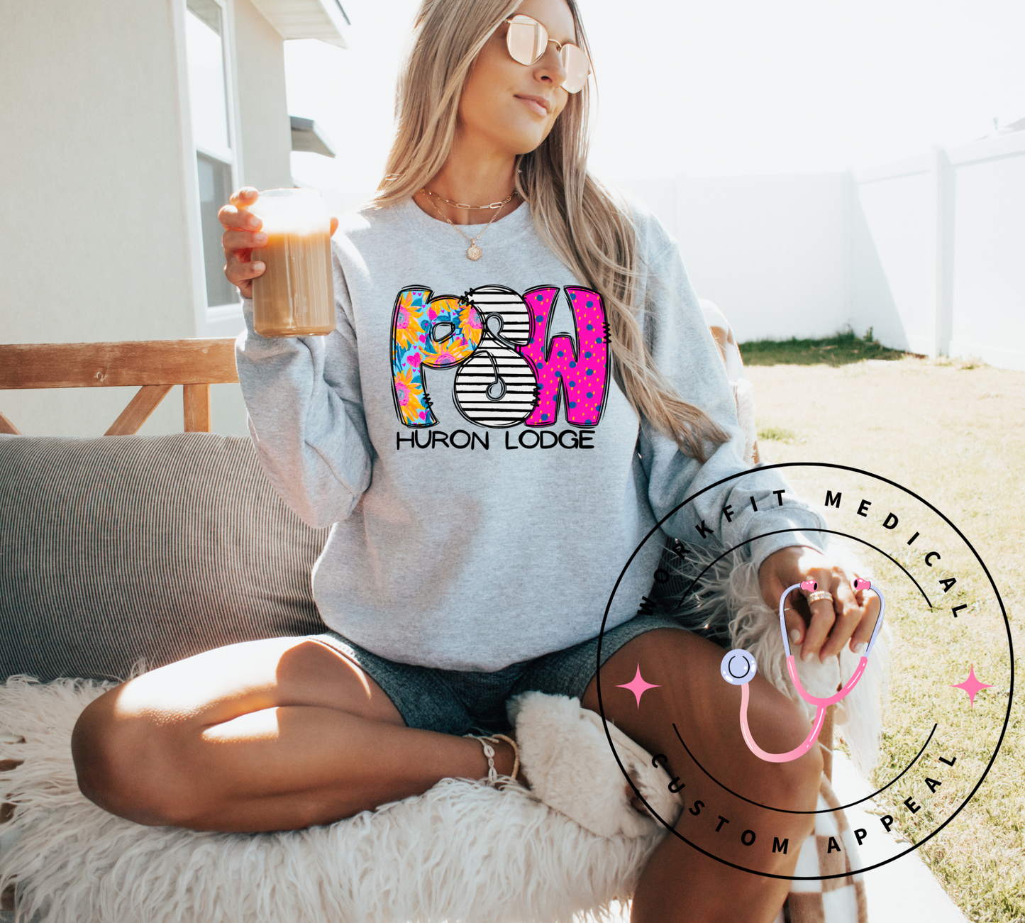 Doodle PSW HL Crewneck