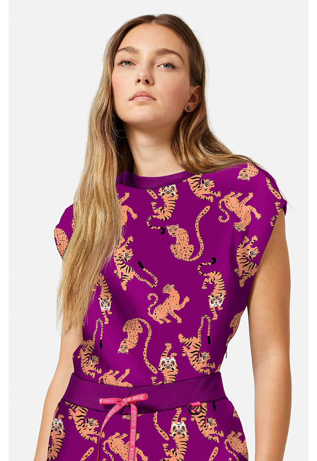Printed Dolman Top in Into the Wild