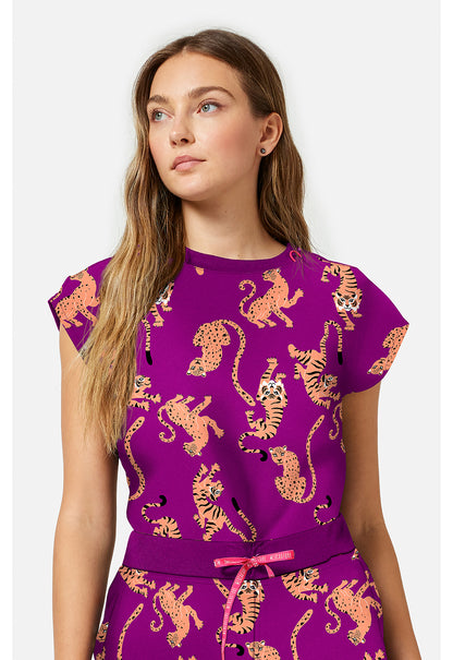 Printed Dolman Top in Into the Wild