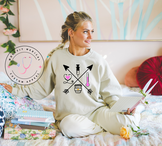 A few Nurse things Crewneck