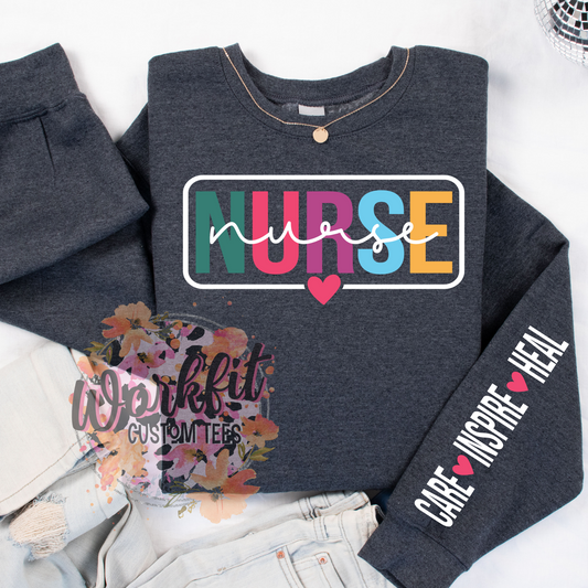 Care Inspire Heal Nurse Crew