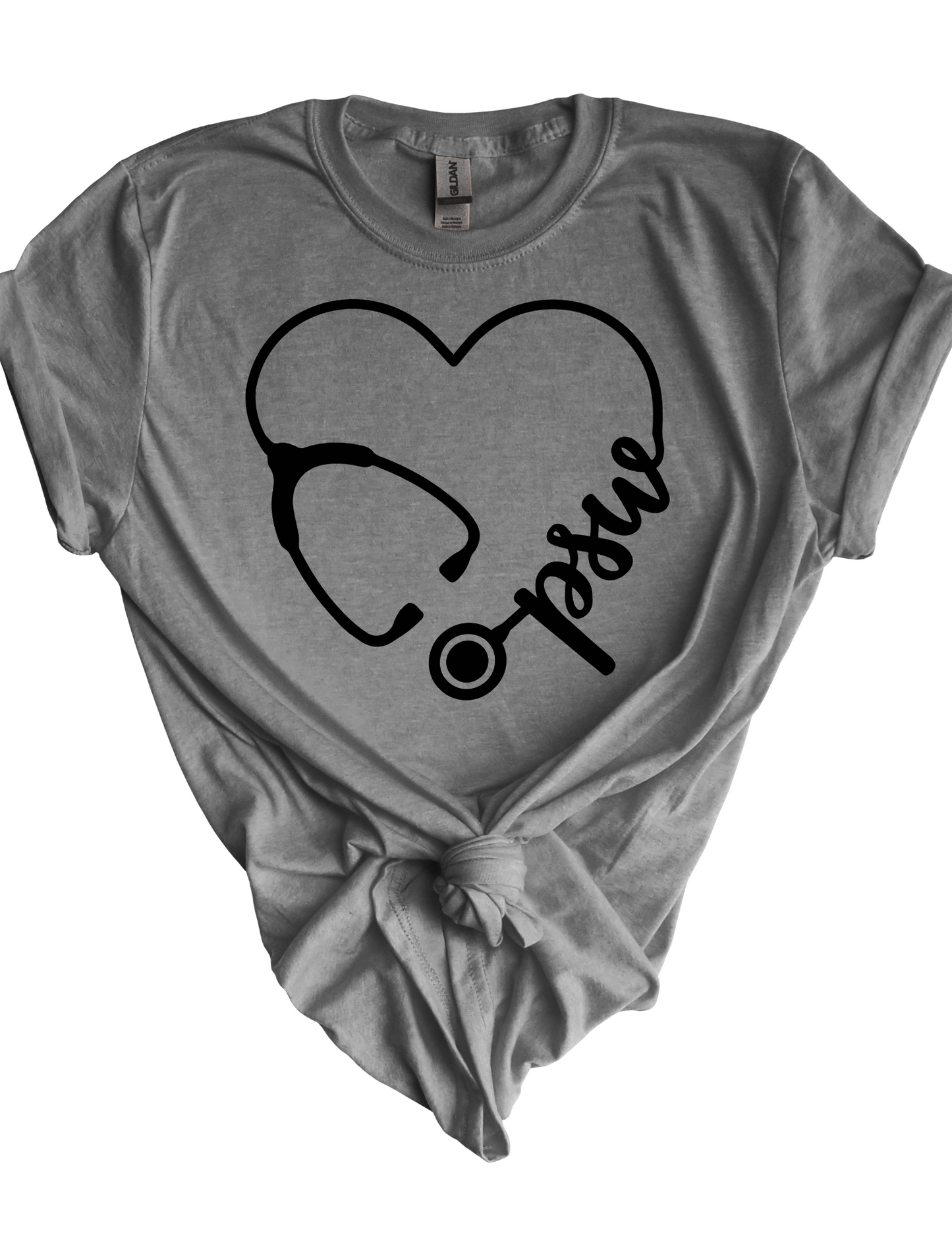 Heart PSW Stethoscope Tee