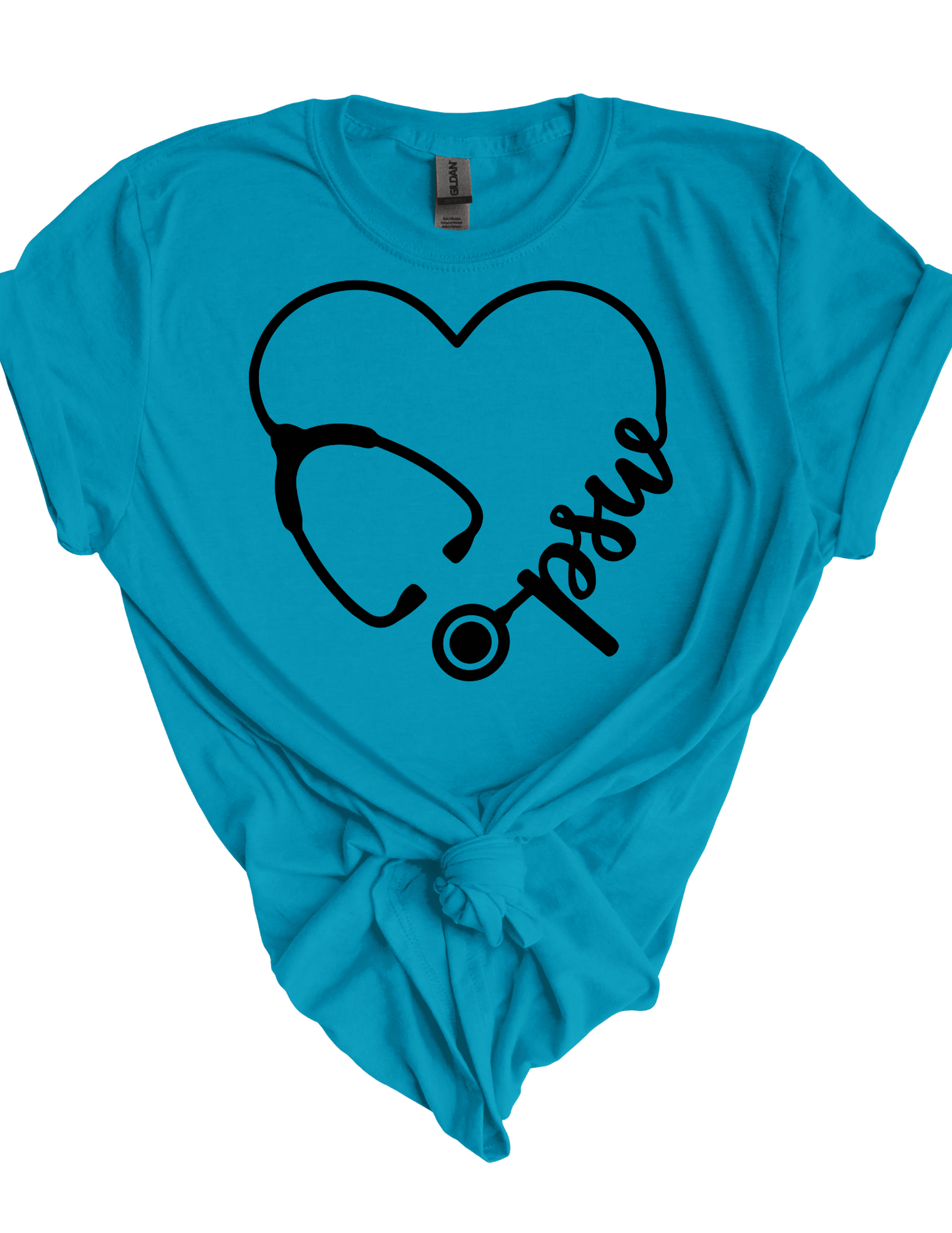 Heart PSW Stethoscope Tee