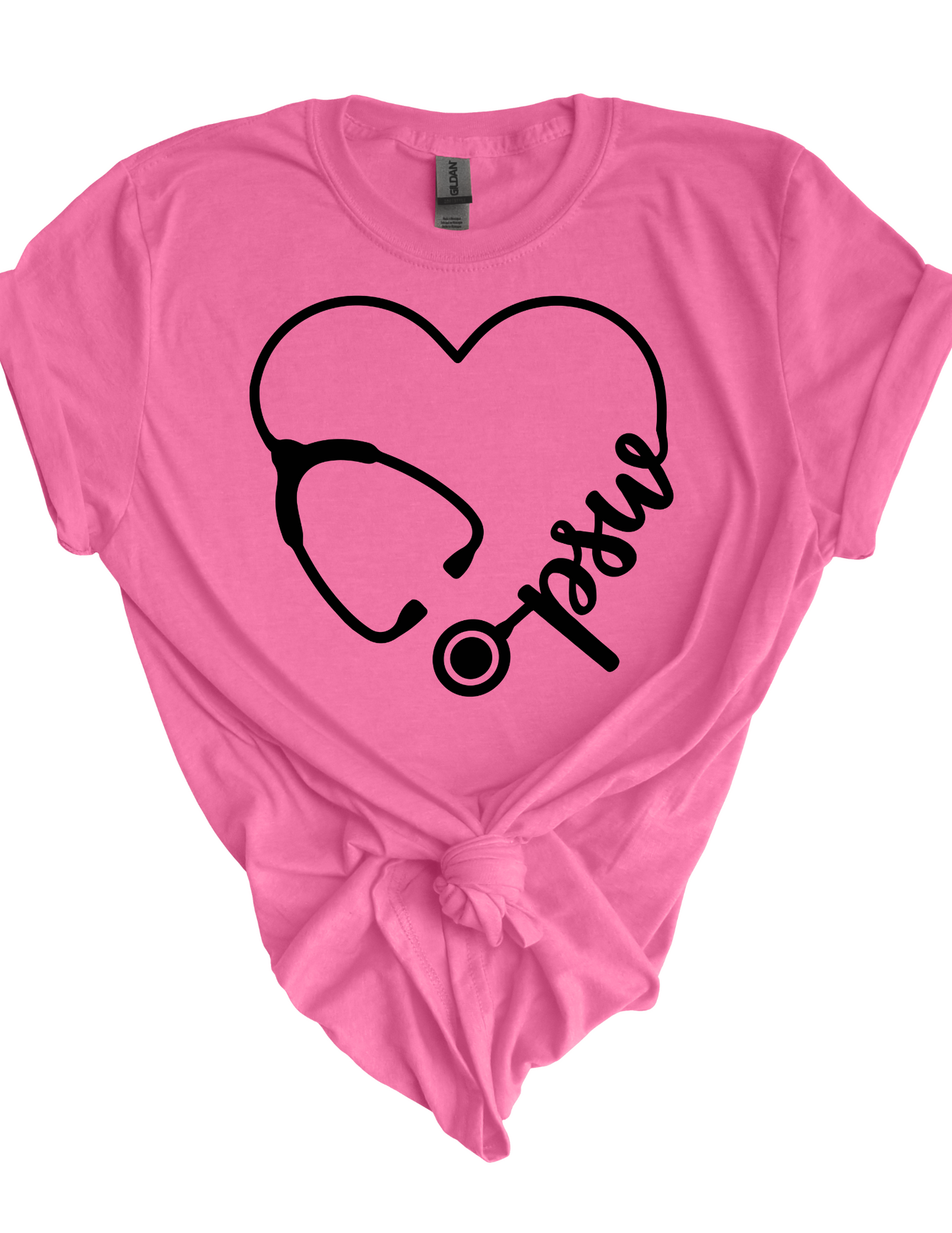 Heart PSW Stethoscope Tee