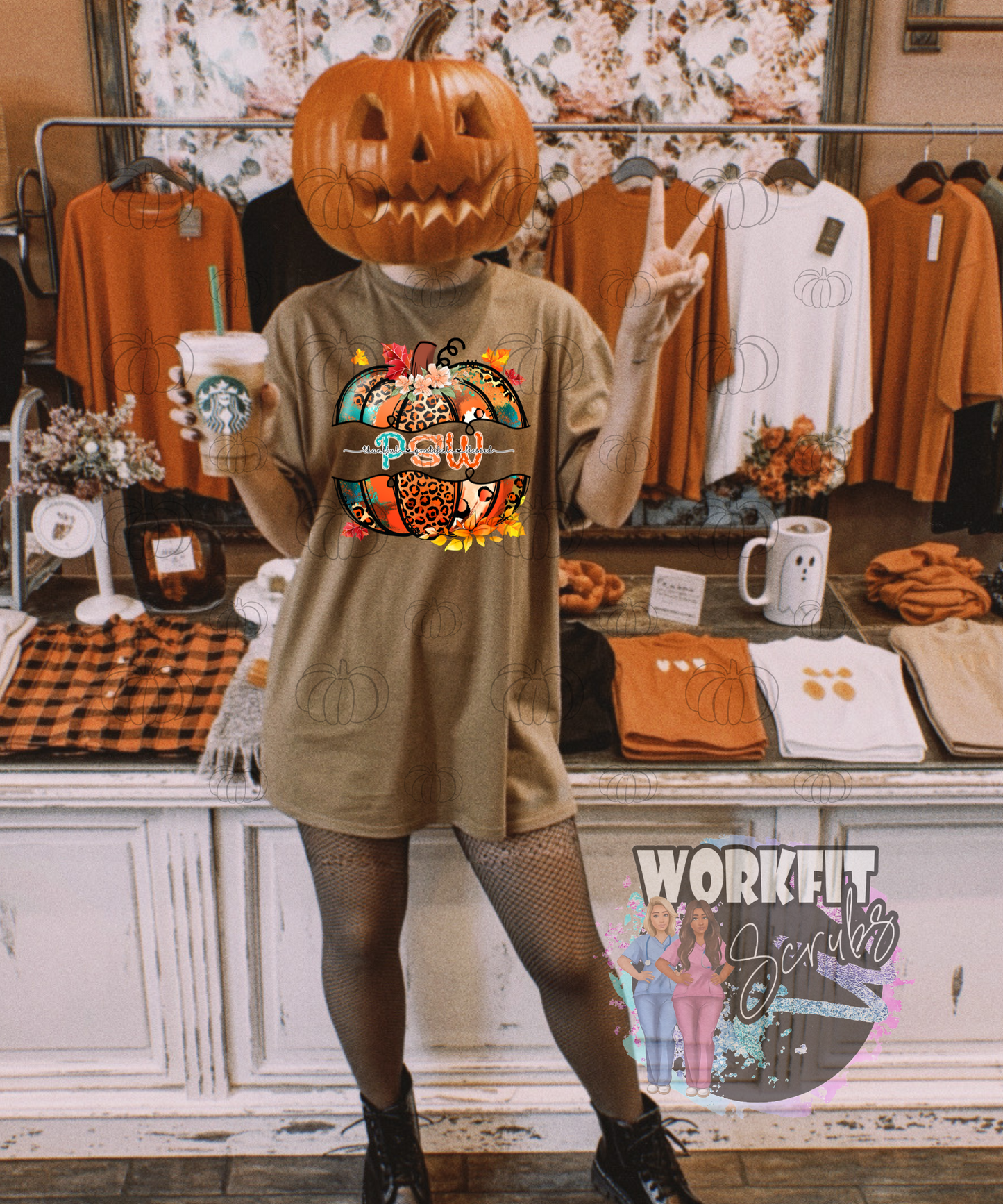 PSW pumpkin Tee