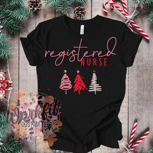 RN Pink Christmas Tee