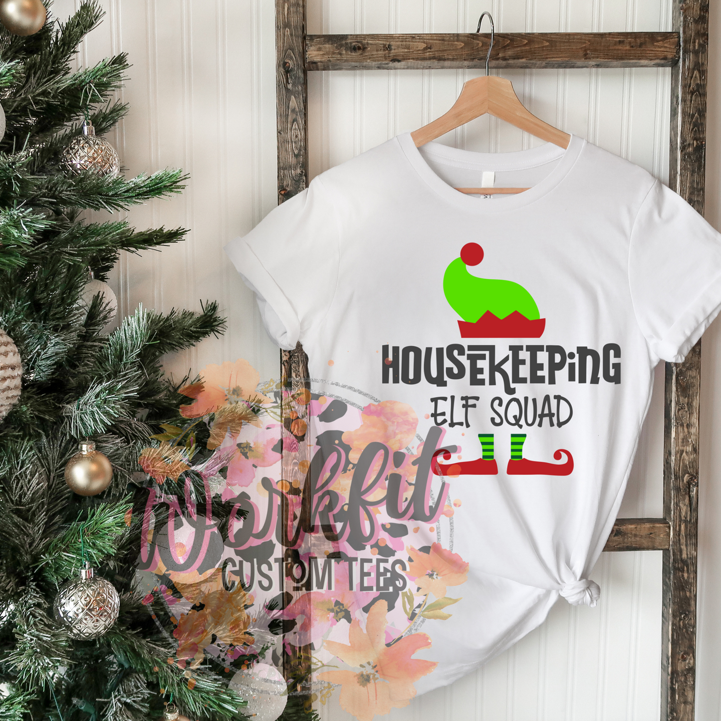 Elf Squad Housekeeping Tee