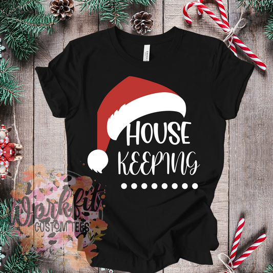 Santa Cap Housekeeping Tee