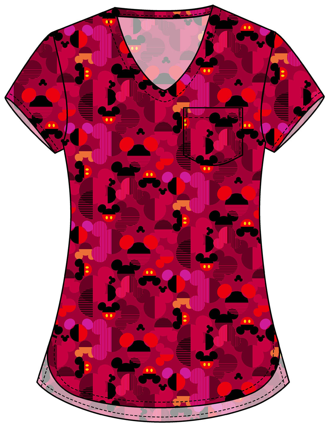 Print V-Neck Top -Disney Edition- Spring 2026