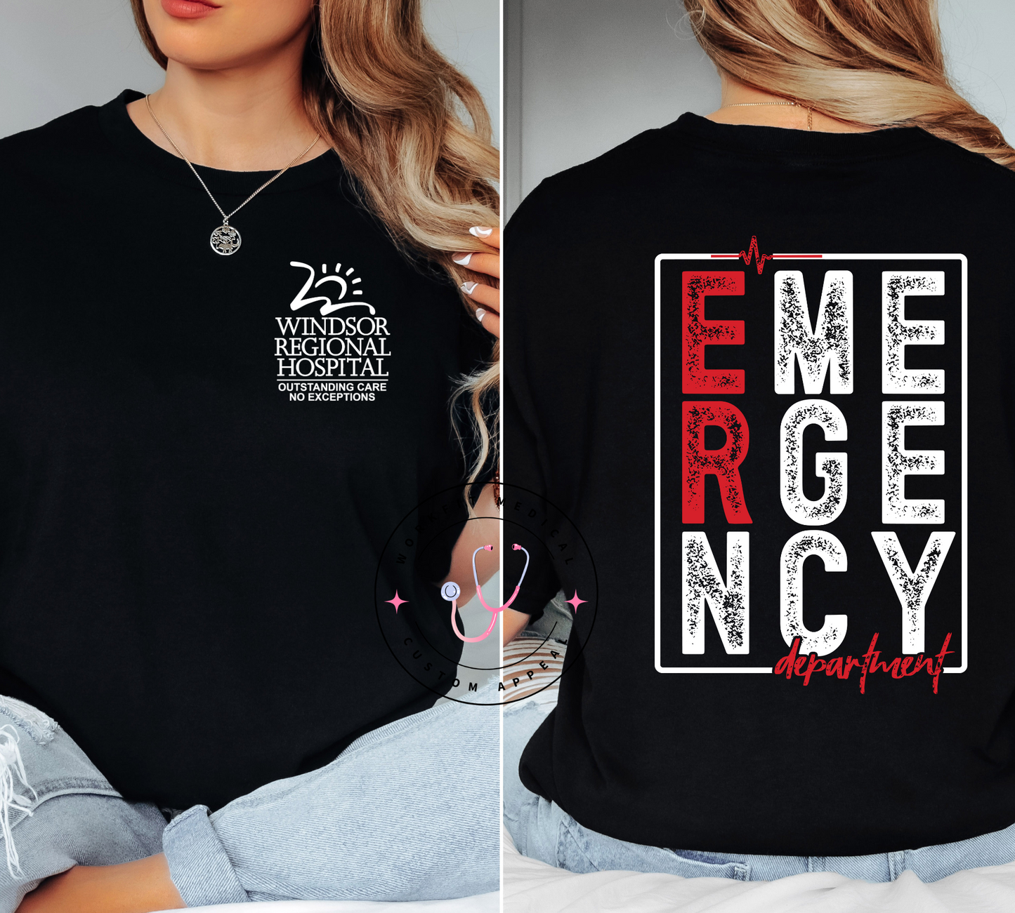 WRH ER Department Crewnecks