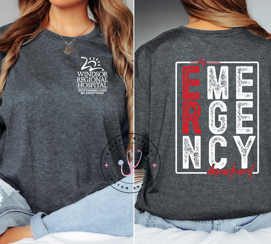 WRH ER Department Crewnecks