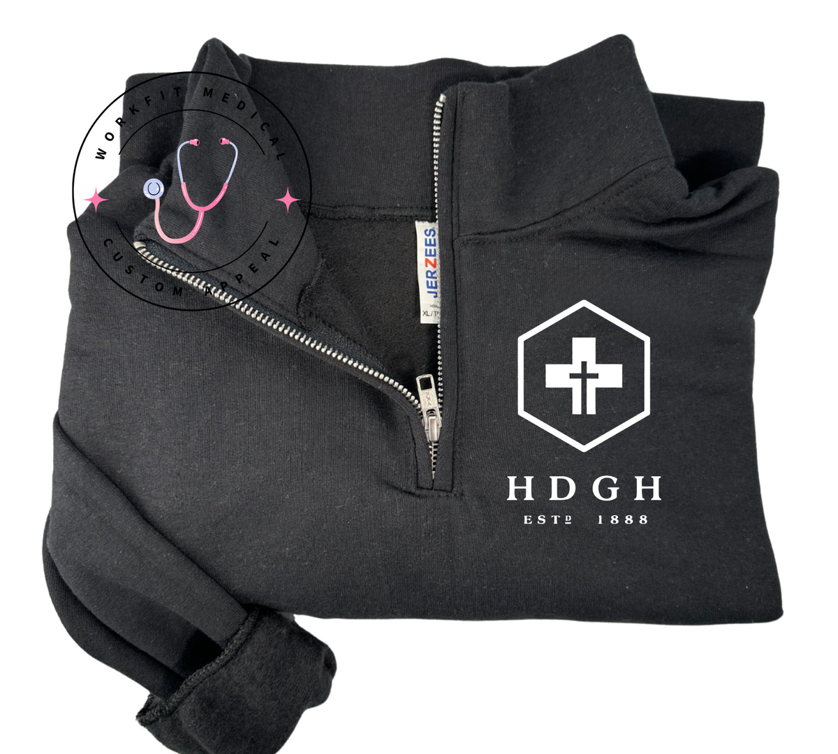 1/4 Zip HDHC Crewneck
