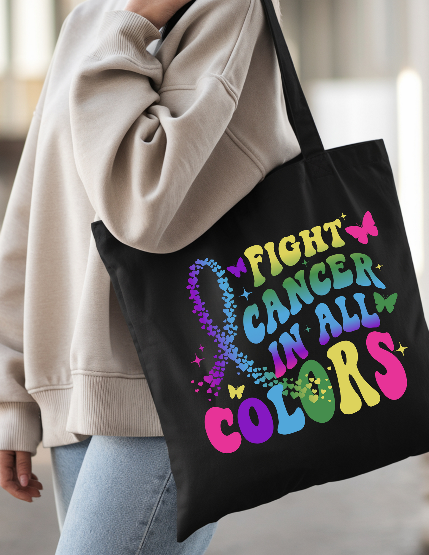 Cancer Awareness Tote Bags