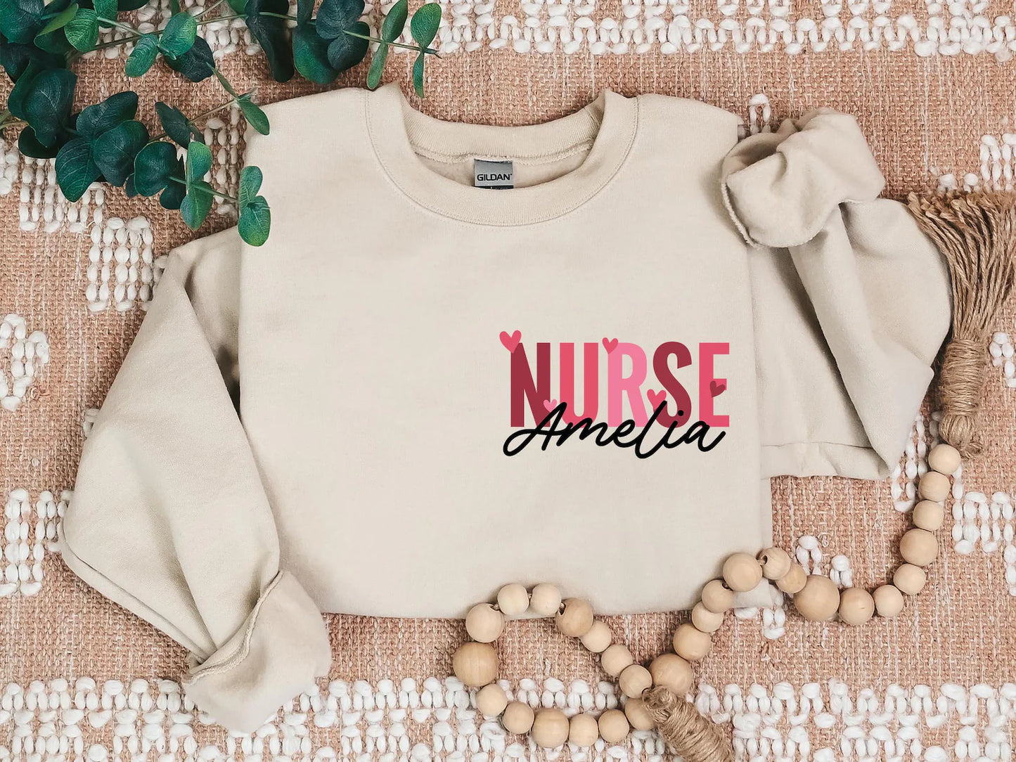 Custom V-Day Nurse Crewneck