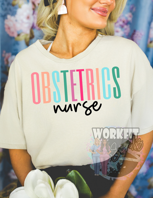 Obstetrics Nurse Tee