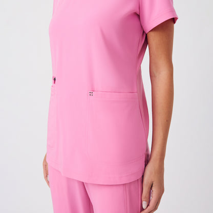 WT127- Women's 3 Pocket V Neck Top