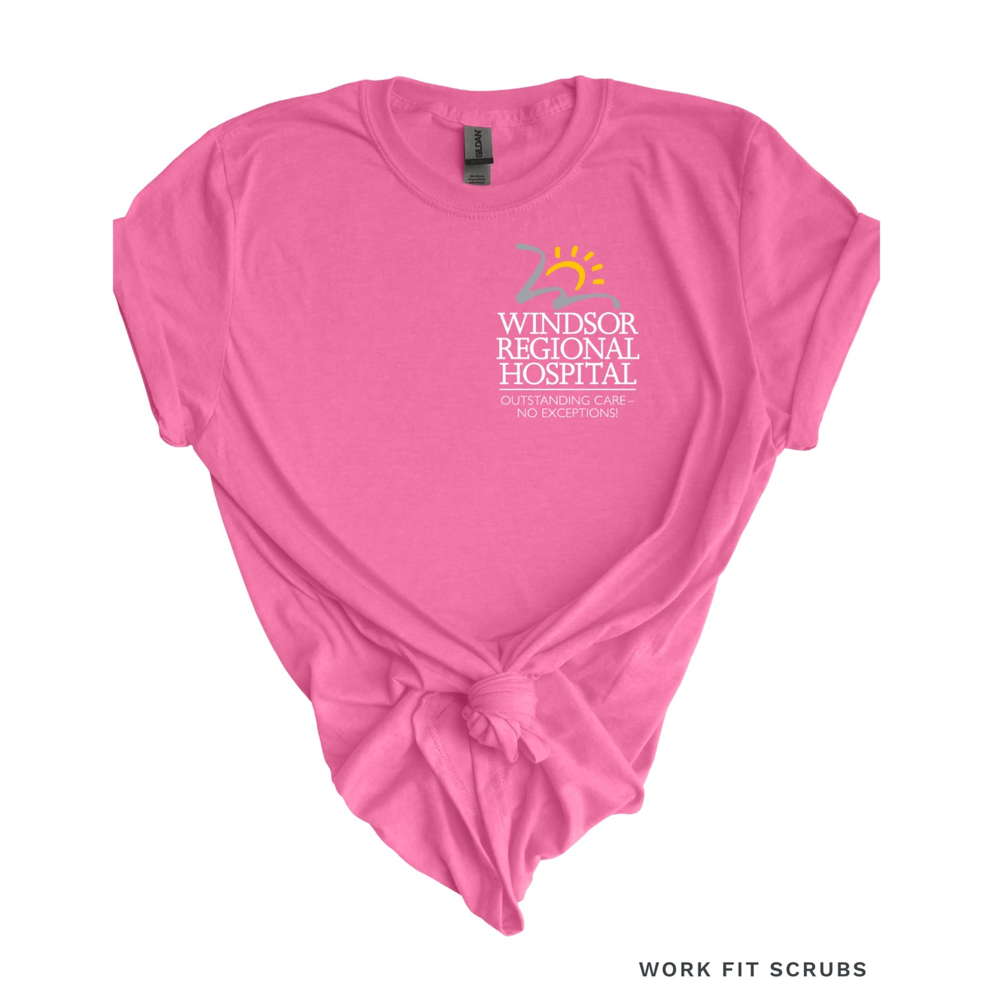 Work Fit Scrubs - Windsor Regional Hospital Merch T - Shirt.