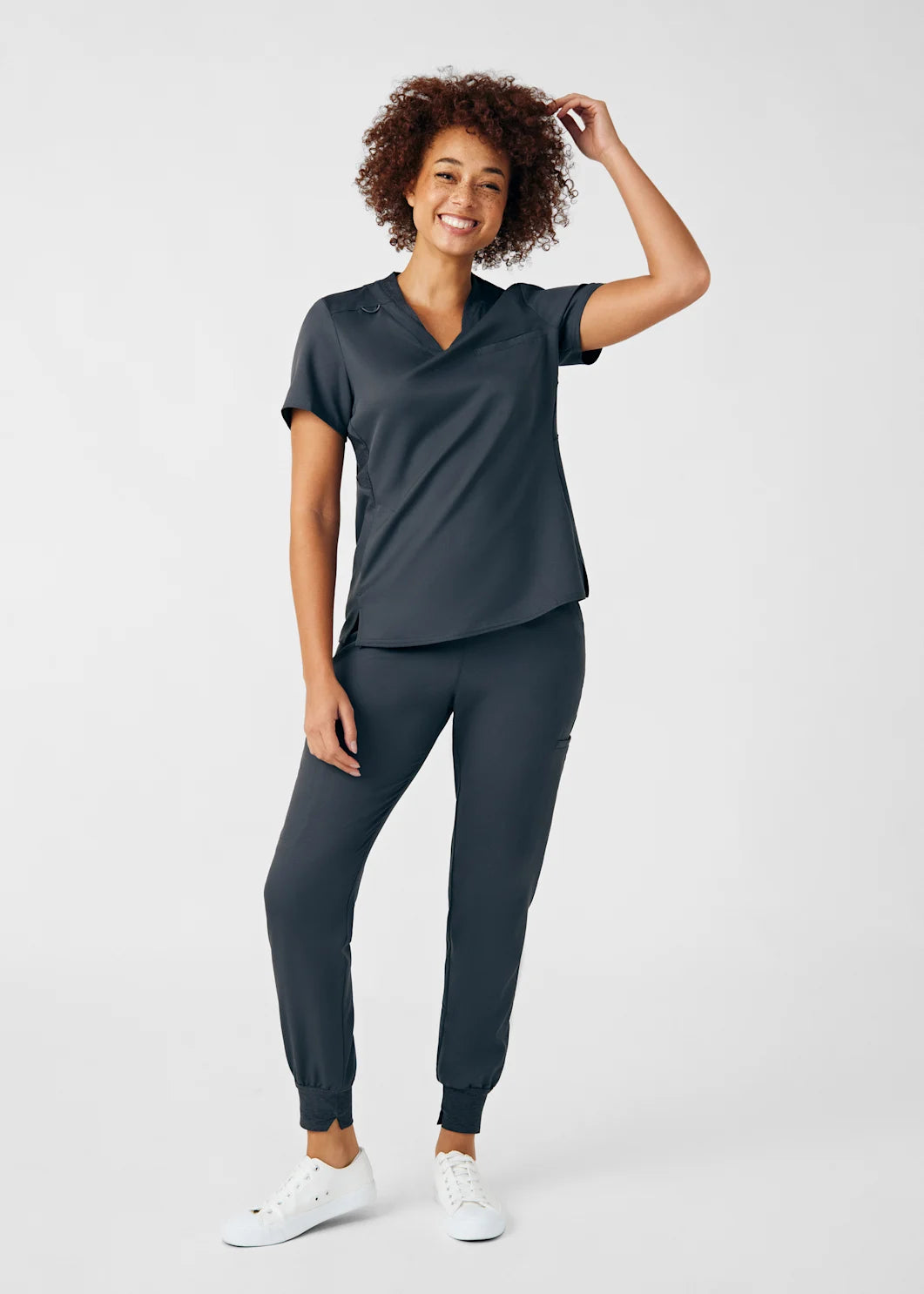 VIBE Collection- 2 Pocket V Neck Scrub Top
